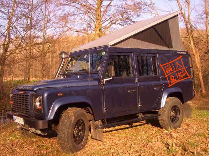 Aufstelldach Defender Hubdach Defender Klappdach Innausbau Defender